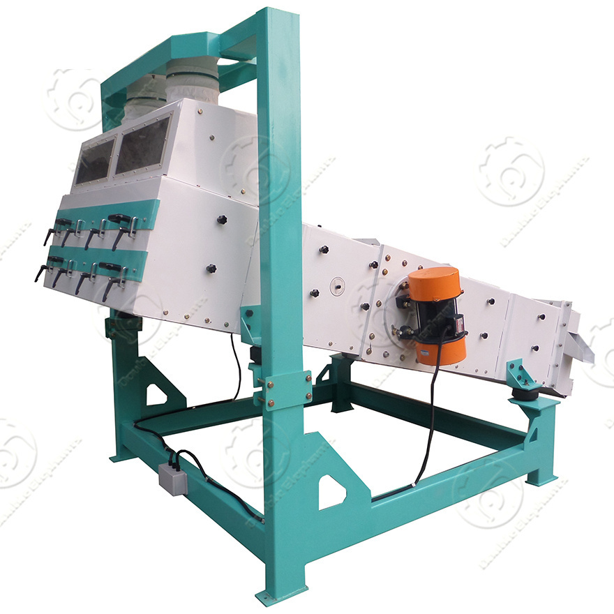 factory rice grain wheat maize sesame soybean vibrating grading screen cleaning sieve machine