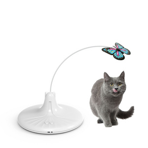 Interactive Cat toy tumbler kitty electric automatic toy cat teaser Cat Butterfly Toy for pet product