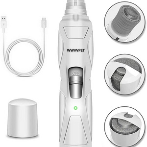 Amazon top sell  pet grooming tool Rechargeable USB Nail Clipper Electric pet nail trimmer dog nail grinder