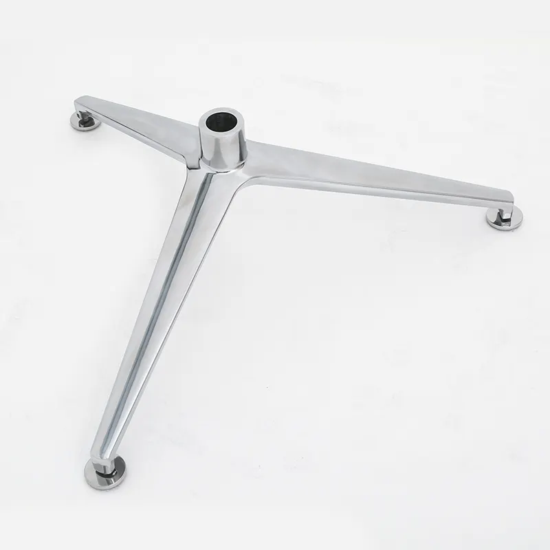 Wholesale cheap price aluminum alloy furniture legs swivel chair base metal office chair parts office chairs manufacturing