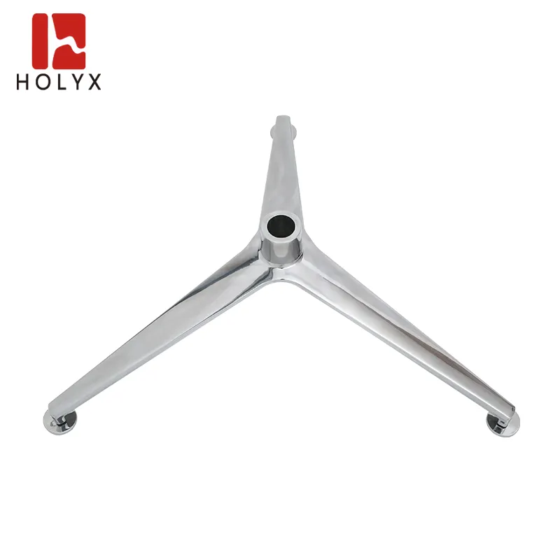 Wholesale cheap price aluminum alloy furniture legs swivel chair base metal office chair parts office chairs manufacturing