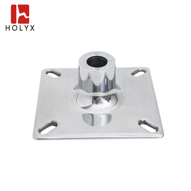 Favorable price aluminum office furniture components and parts metal swivel lift mechanism for chair table base