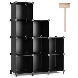 HOMA Portable 9-cube storage organizer for bedroom closet wardrobe