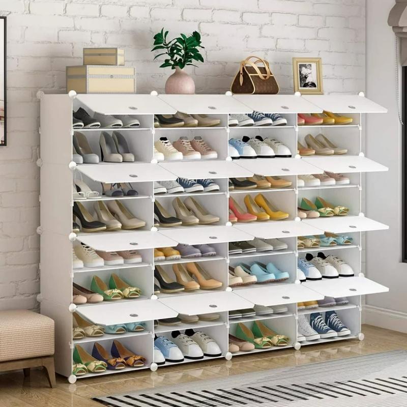 Free Standing Shoe Shelf Organizer for Boots Slippers High Heels