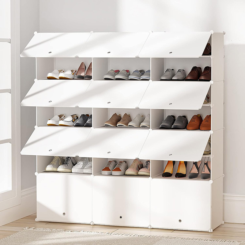 Free Standing Shoe Shelf Organizer for Boots Slippers High Heels