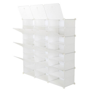 HOMA 48 Pairs Shoe Organizer cabinet 3 By 8 Tier Shoe Rack