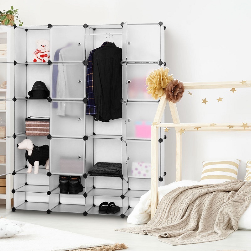 Yiwu Homa 3 Tier Snap-It Plastic Cube Shelving Unit