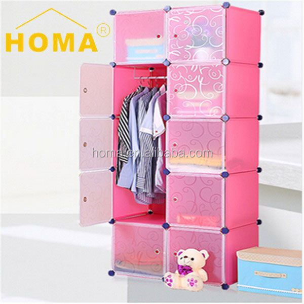 Economic zipper folding wardrobe