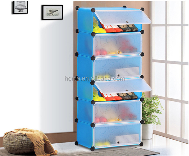 Golden supplier plastic shoe rack with cover