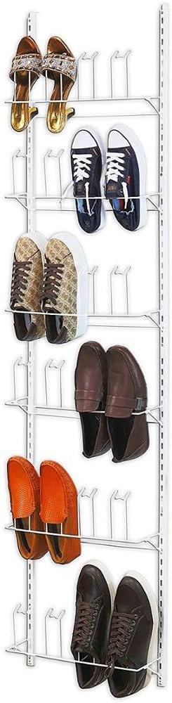 Metal Hooks Hanging Shoe Organizer Door Shoe Rack