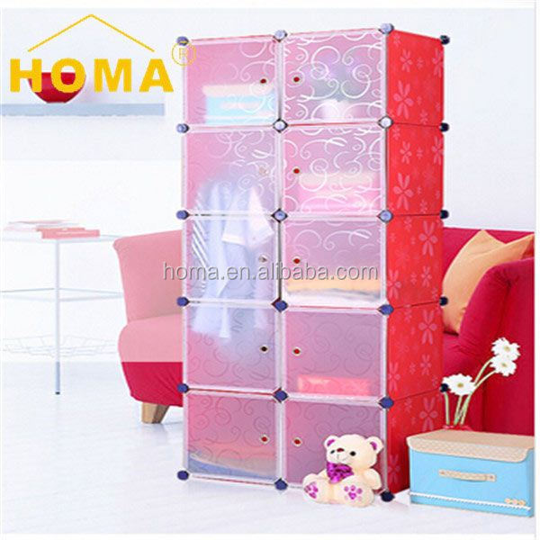 Economic zipper folding wardrobe