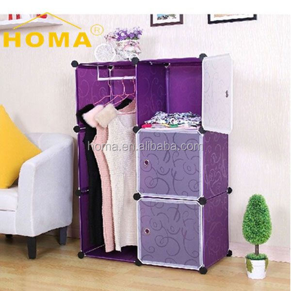 Economic zipper folding wardrobe