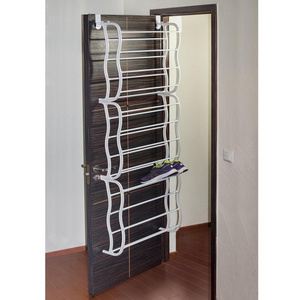 Metal Hooks Hanging Shoe Organizer Door Shoe Rack