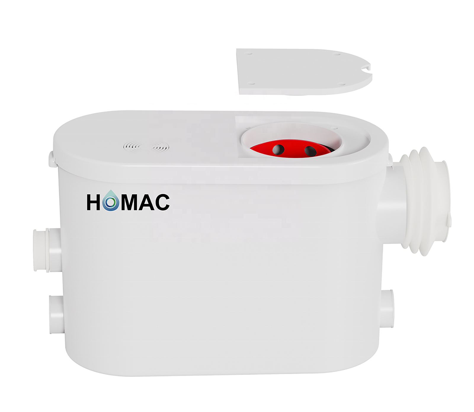 HOMAC 400-N2 sanitary wall hung toilet macerator pump for basement waste water