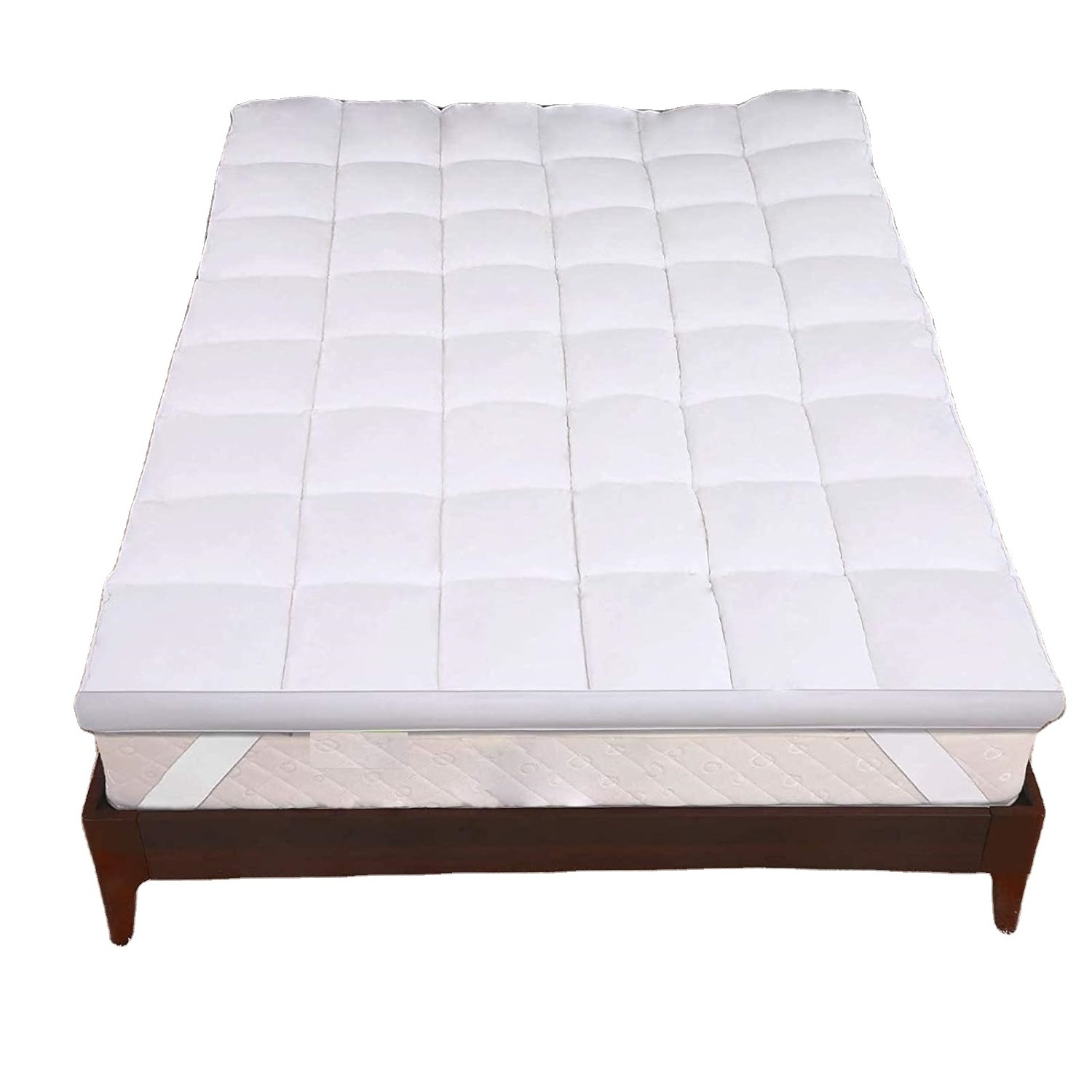 Mattress Topper, Extra Thick Pillowtop Mattress Pad Cover, Cooling Bed Topper King Size with 8-21 Inch Deep Pocket,