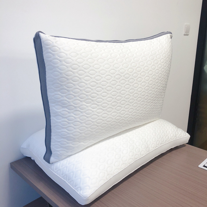 OEM Big Order Service 300 gsm  Fabric Washable 1500grms  3cm Gusset Silk Feeling Micro Filled Airflow Cooling Cooling Pillow