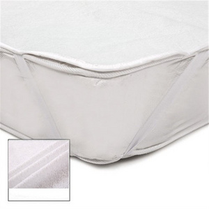 Fleece Professional service for a large OEM big order White Colour waterproof  mattress protector