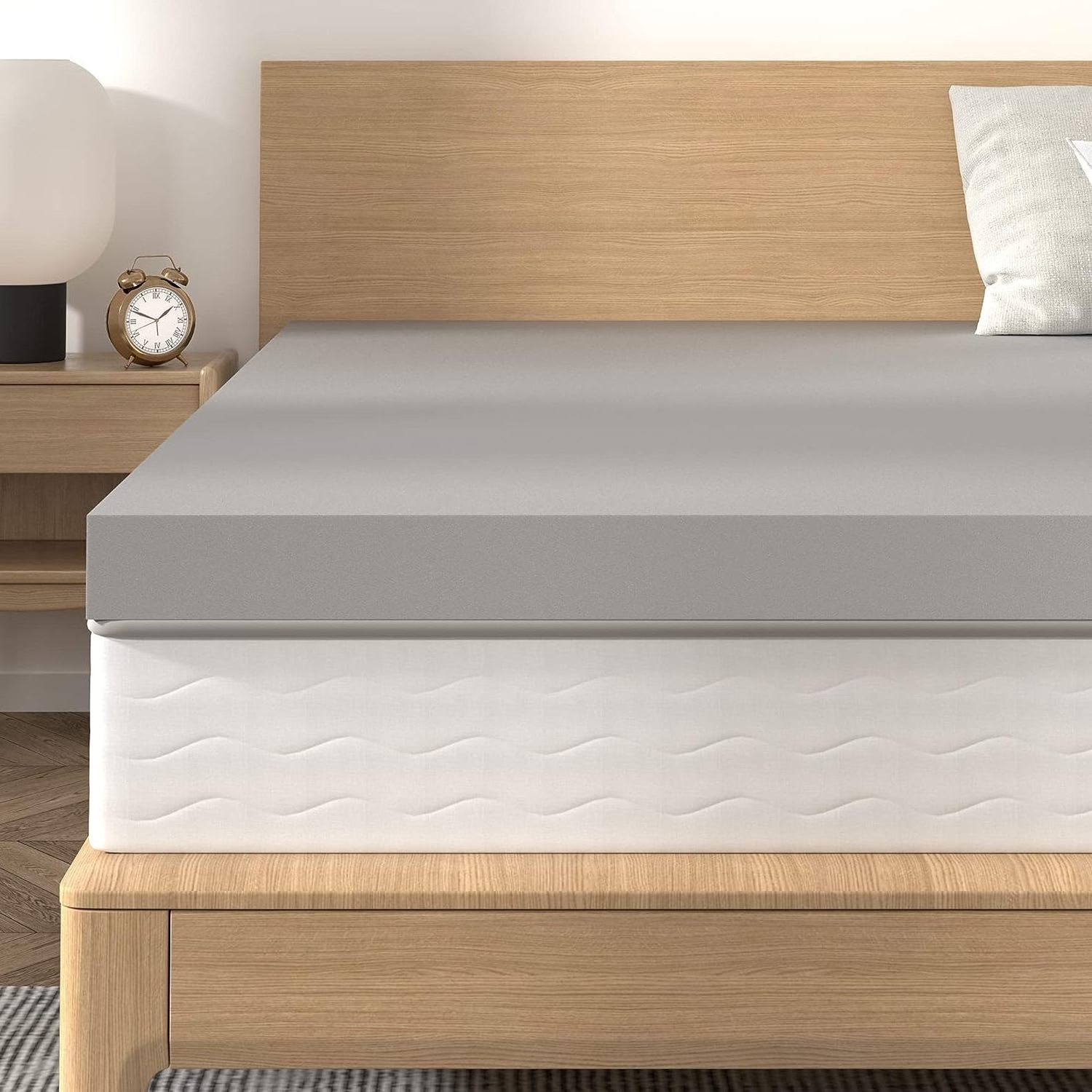 Memory Foam Mattress Topper, Soft Bed Topper Full with Tencel Cover, CertiPUR-US and Oeko-TEX Certified