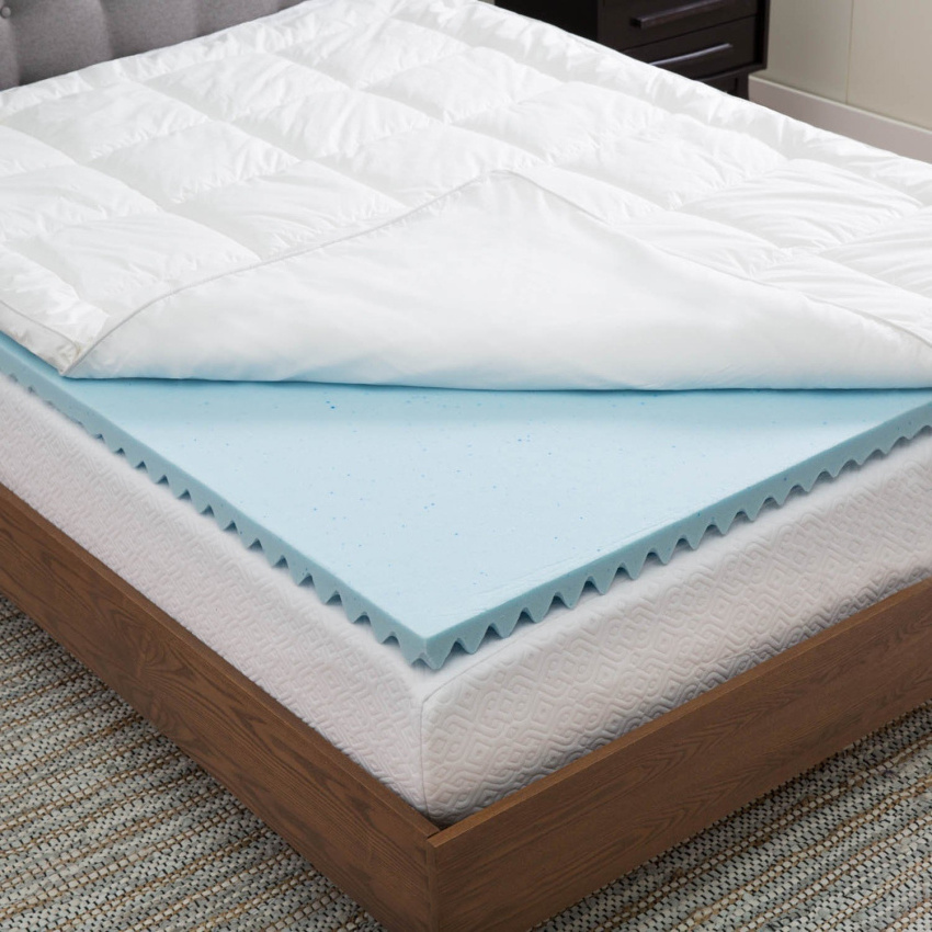 Hospital bed mattress toppers duck feather mattress topper