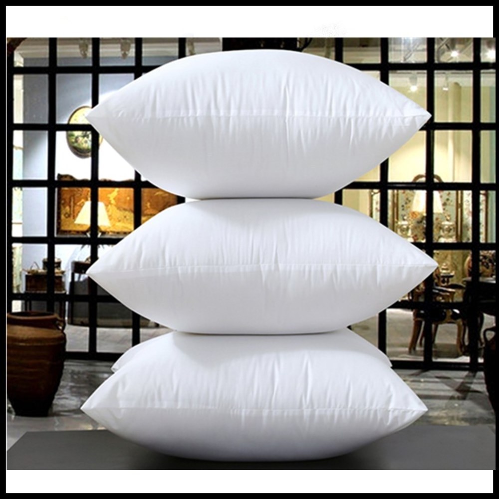 All Sizes Hypo-allergetic Polyester Filled Non Woven Cover Pillow Insert Outer Pillow Cushions