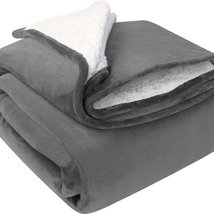 Reversible Fluffy Plush Flannel Fleece Blankets and Throws for Adults Women  Soft Solid Color  Micro Fleece Blanket Oeko-Tex 100