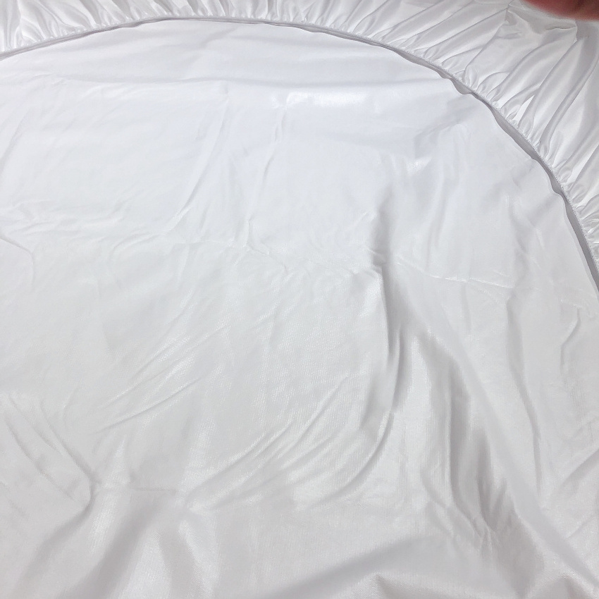 Big OEM order service Middle East Manufacture Supplier Fleece Polyester Cover Double Size  Waterproof Mattress Protector