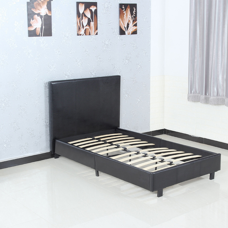 Luxury design wooden home furniture velvet fabric upholstered platform bed frame double king size comfortable soft camas