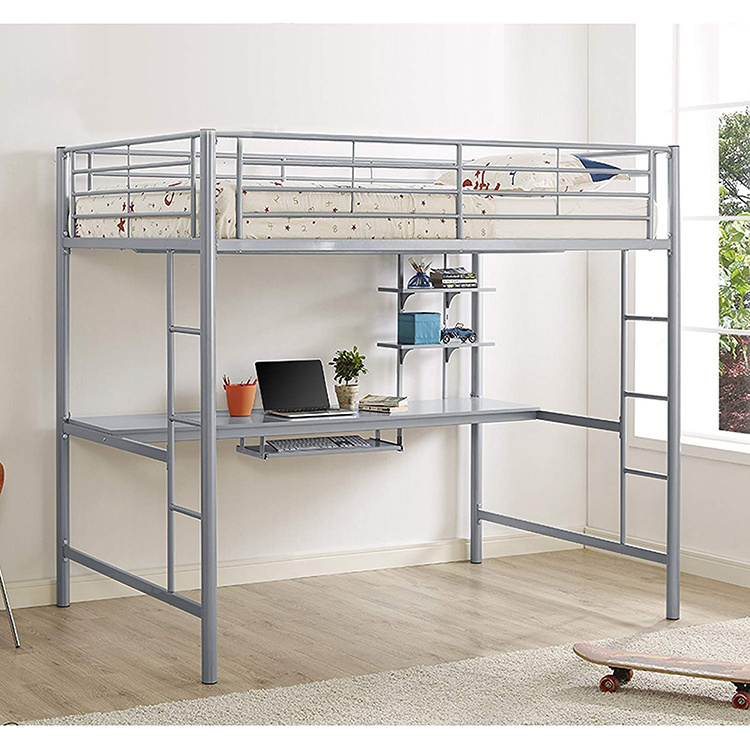 Free Sample Loft Emily Premium Xl Single King Over Queen Twin Bunk Bed With Desk Underneath