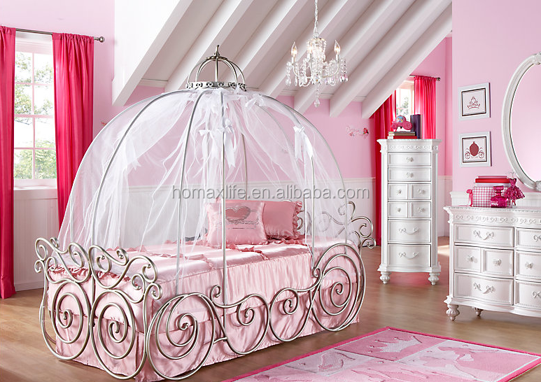 girls princess carriage bed pumpkin carriage bed