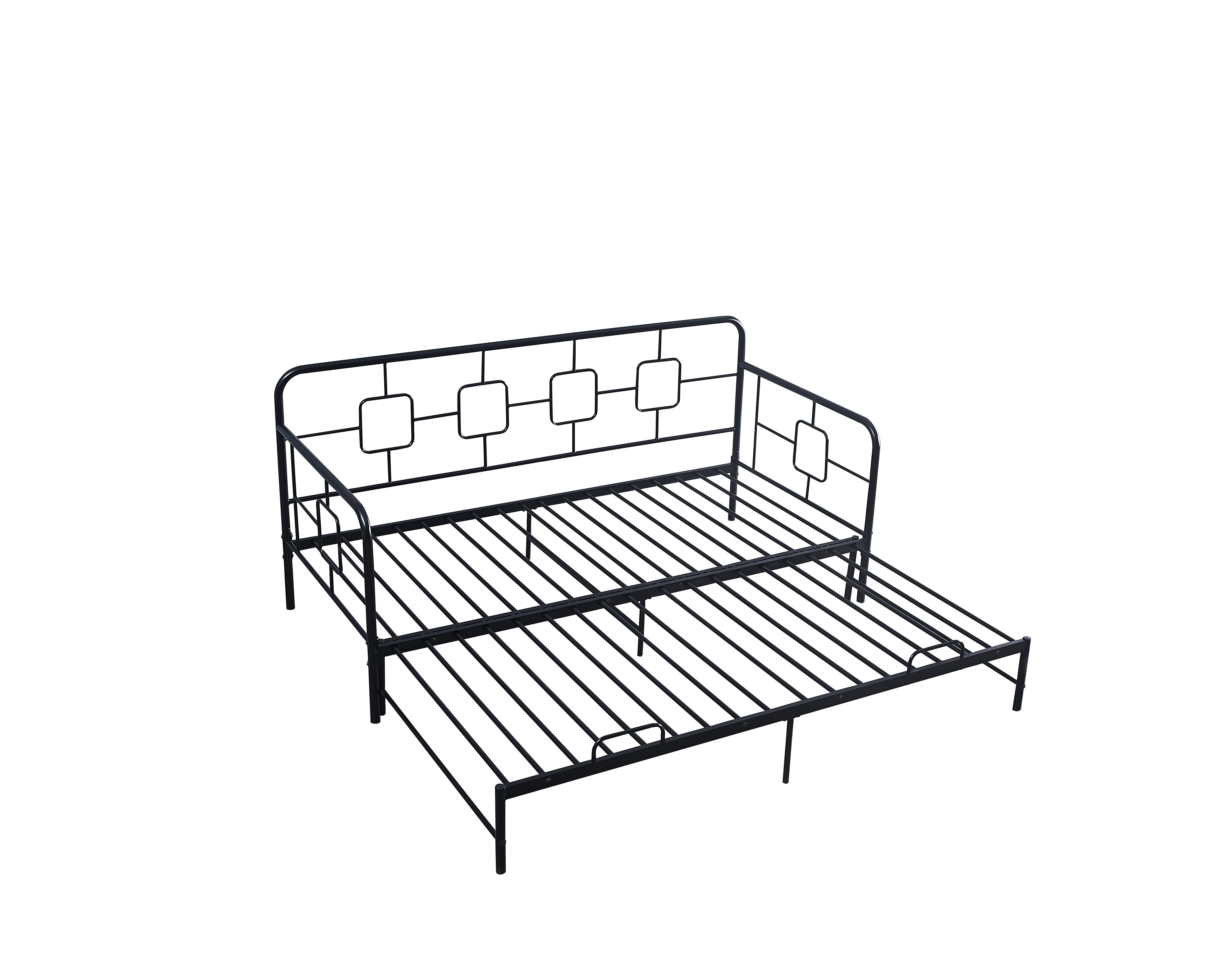 Living room Free Sample Double Iron Bed Style wholesale Metal Modern Bed Frame Adult day bed