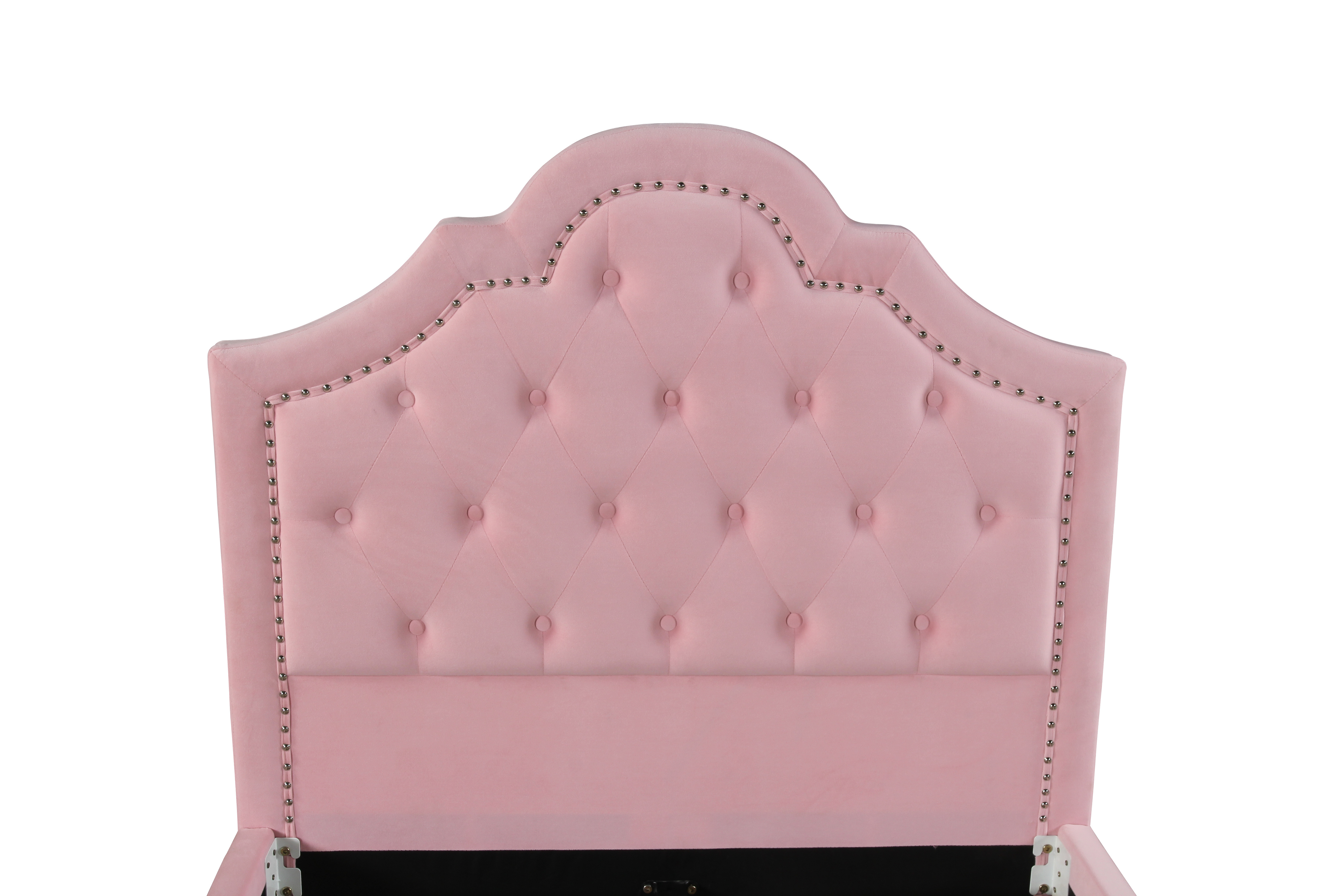 Customize sleep beds base wood platform velvet button-tufted padding headboard wooden upholstered bed frames