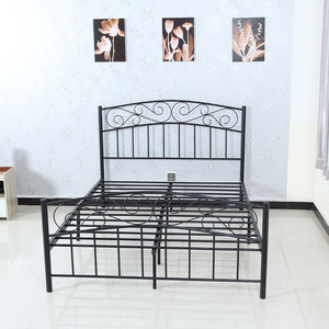 Most Popular Cheap Price Bed Frame Customized sizes Metal Frame Metal Bed for Bedroom Furniture