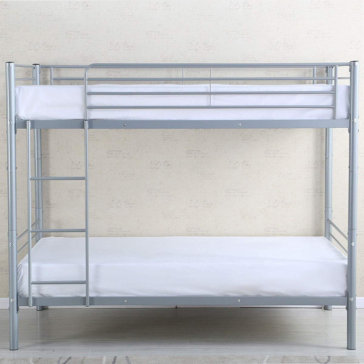 Free Sample Metal Detachable Single Frame Leigh Twin Over Twin Table Convertible Toddler Bunk Bed