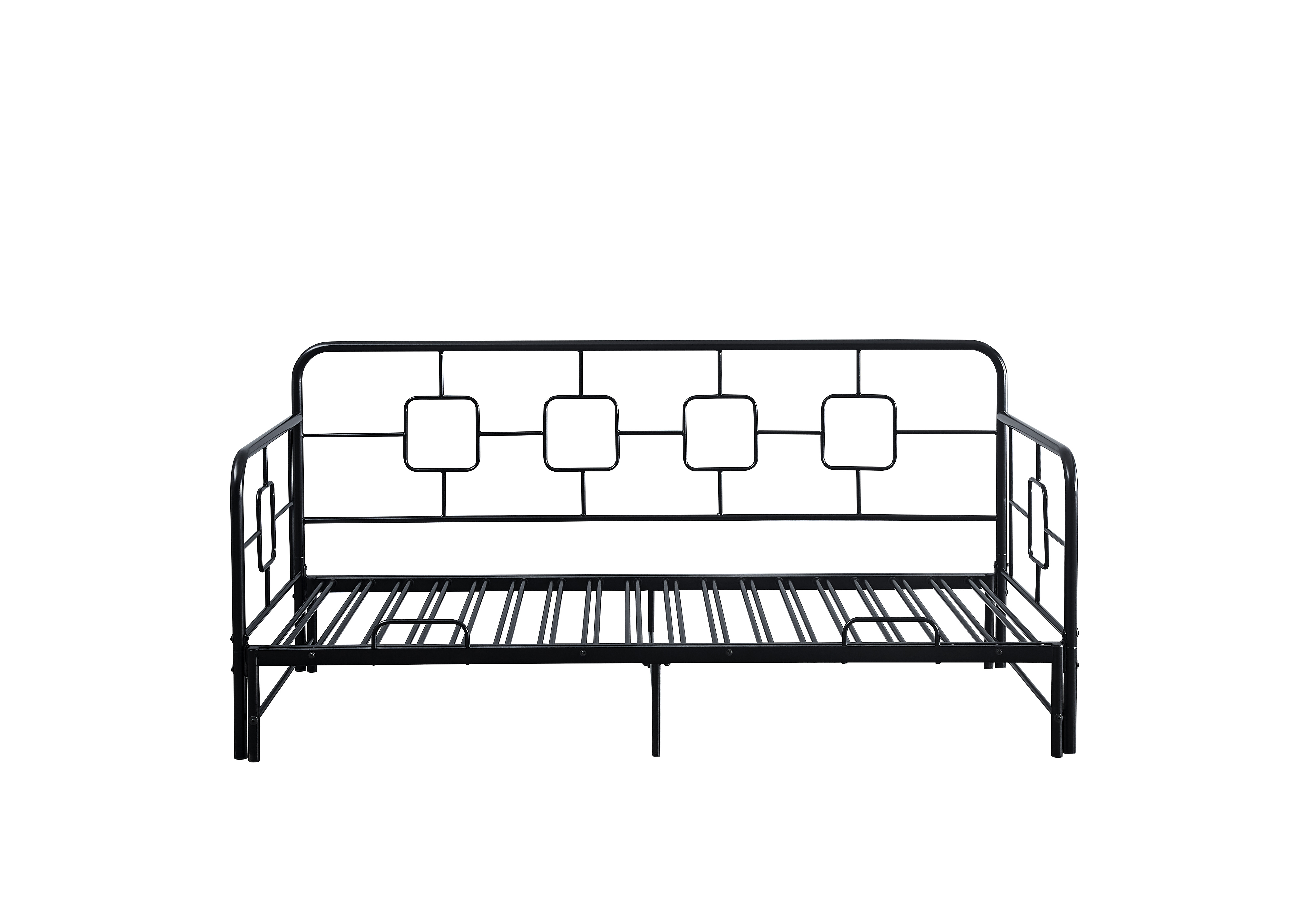 Living room Free Sample Double Iron Bed Style wholesale Metal Modern Bed Frame Adult day bed