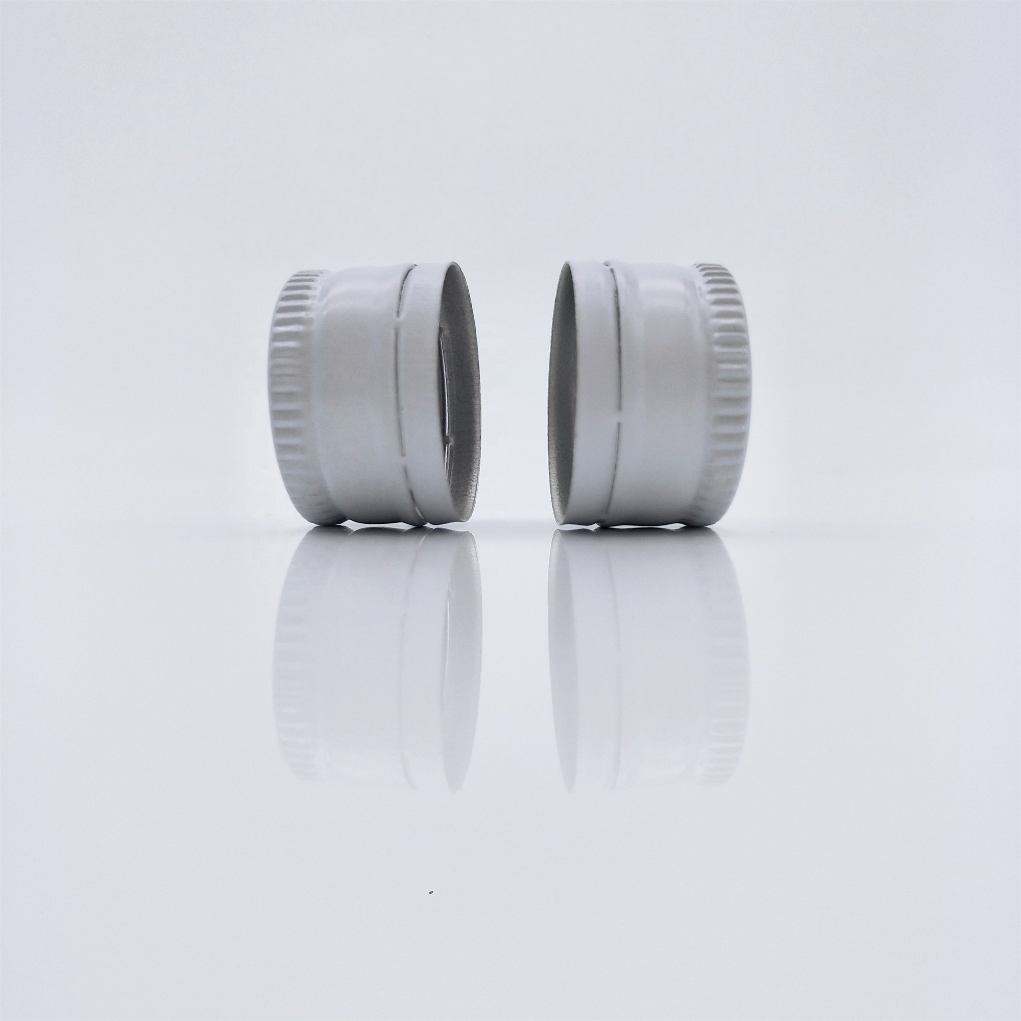 Accepted customization 18mm 20mm 22mm 24mm 25mm 28mm Roll on pilfer proof aluminum ROPP cap for glass bottle