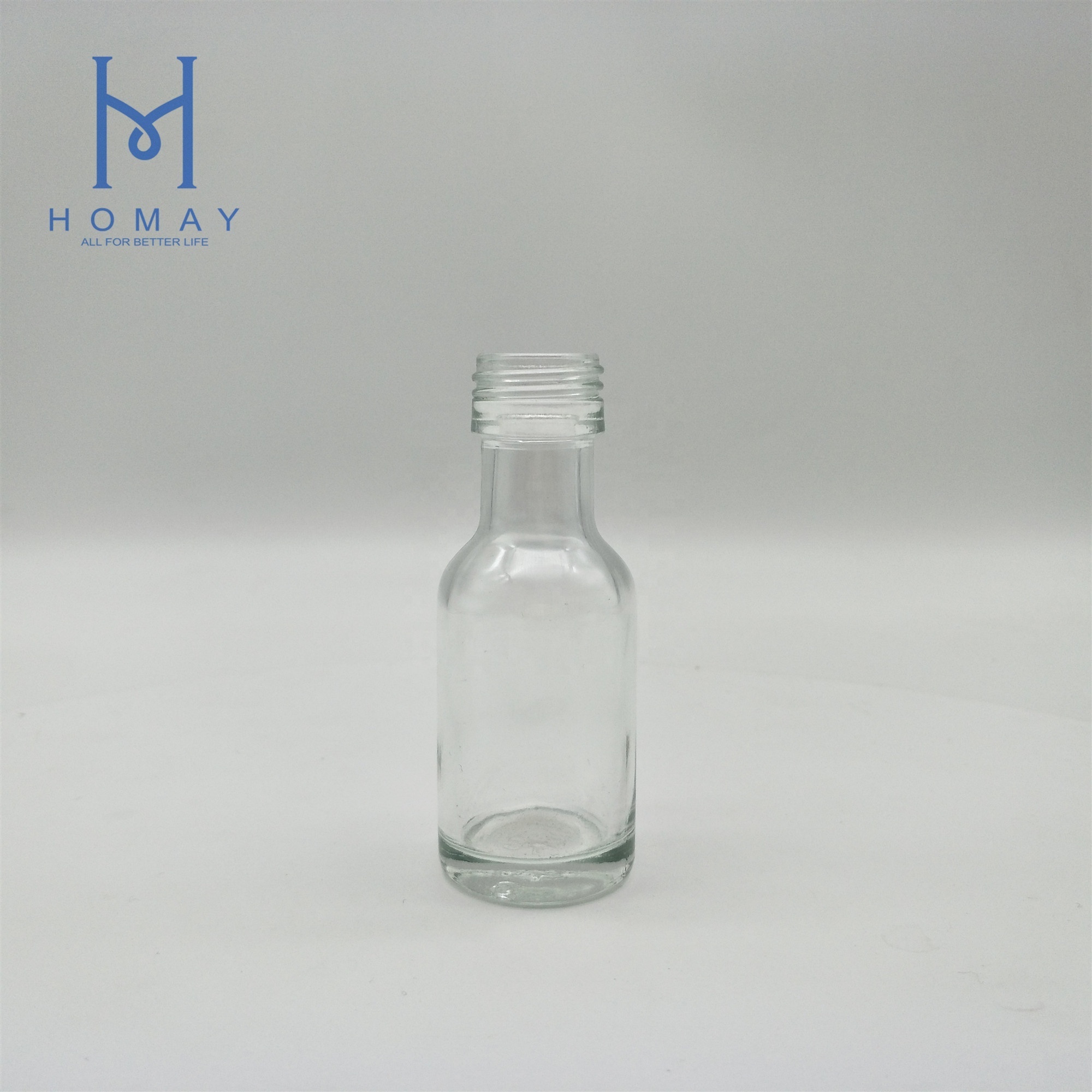 25ml Mini clear glass wine drinking bottle for drinks