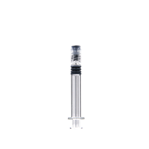 Luer lock standard glass syringe for cosmetic 2.25ml