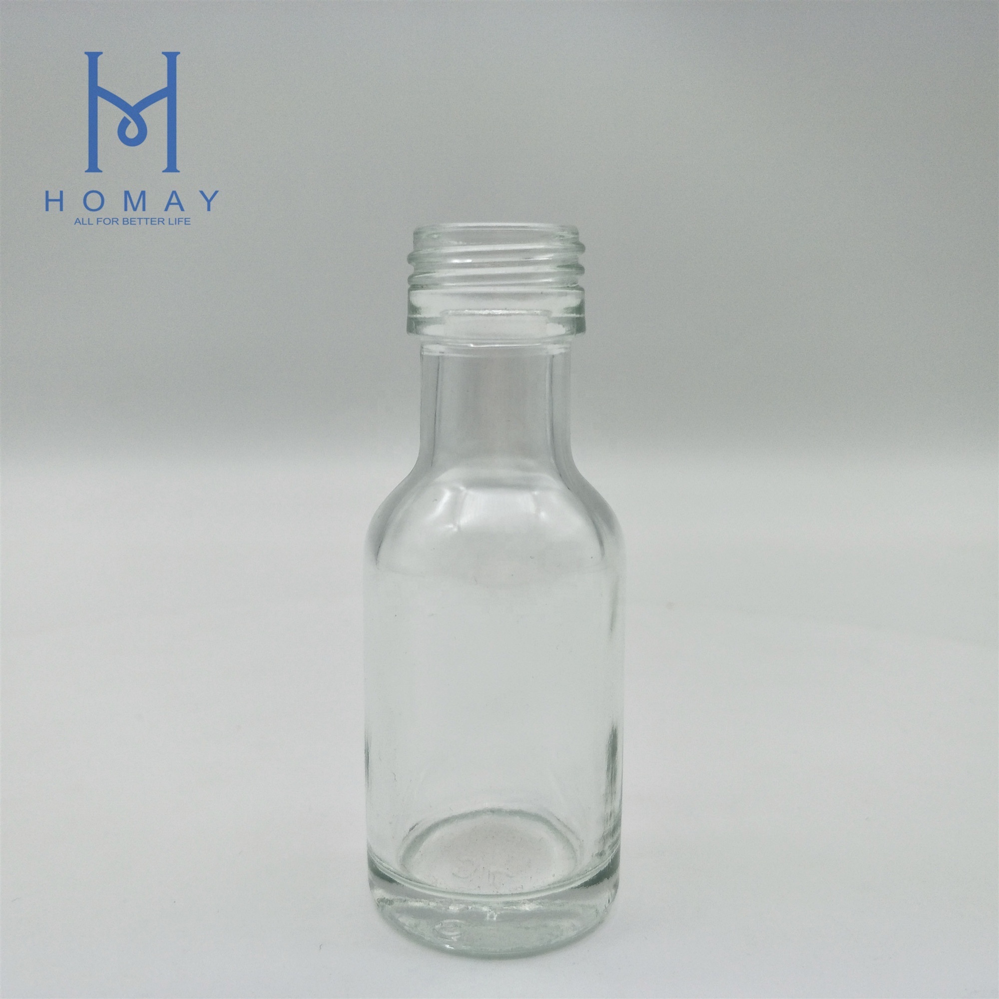 25ml Mini clear glass wine drinking bottle for drinks