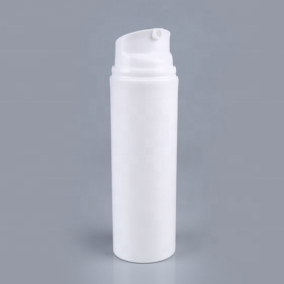 30ml 50ml 80ml 100ml 120ml 150ml PP Cosmetic white airless plastic  bottle lotion pump bottle