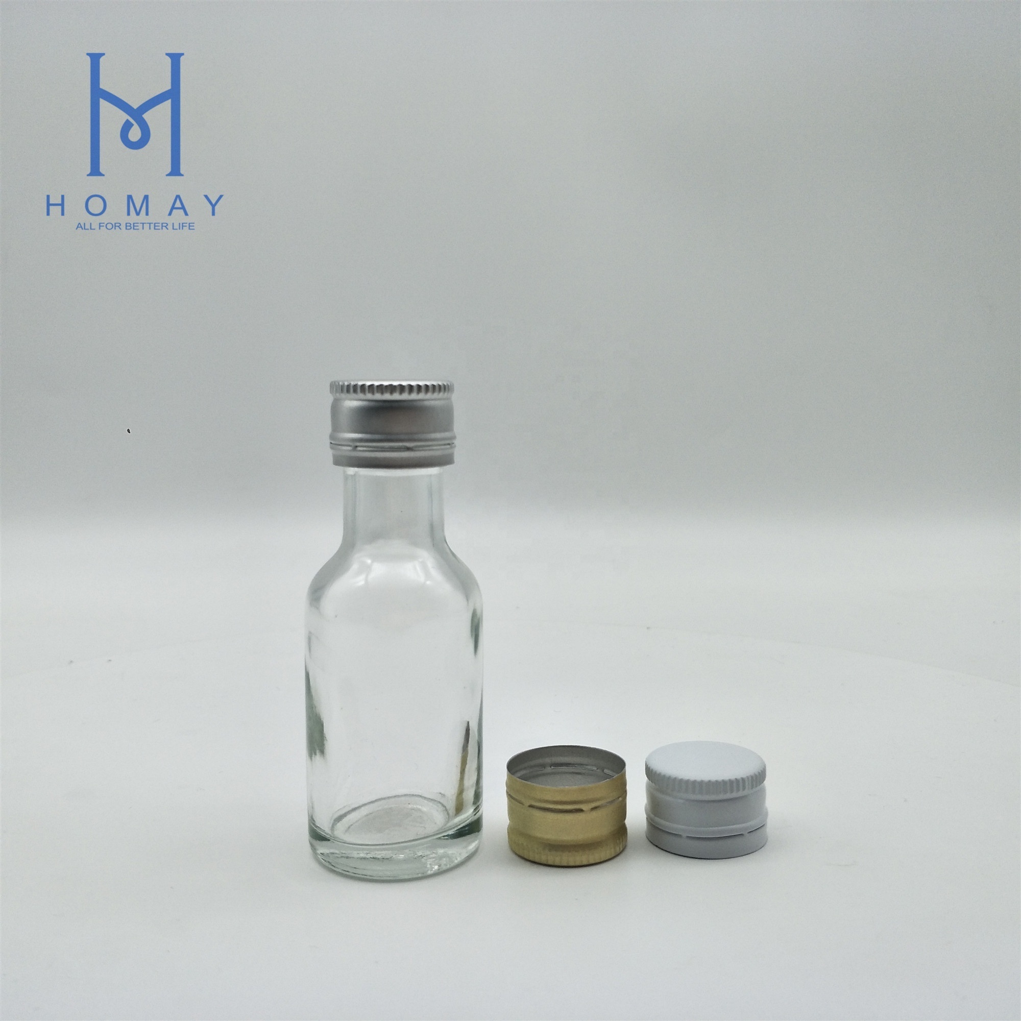 25ml Mini clear glass wine drinking bottle for drinks