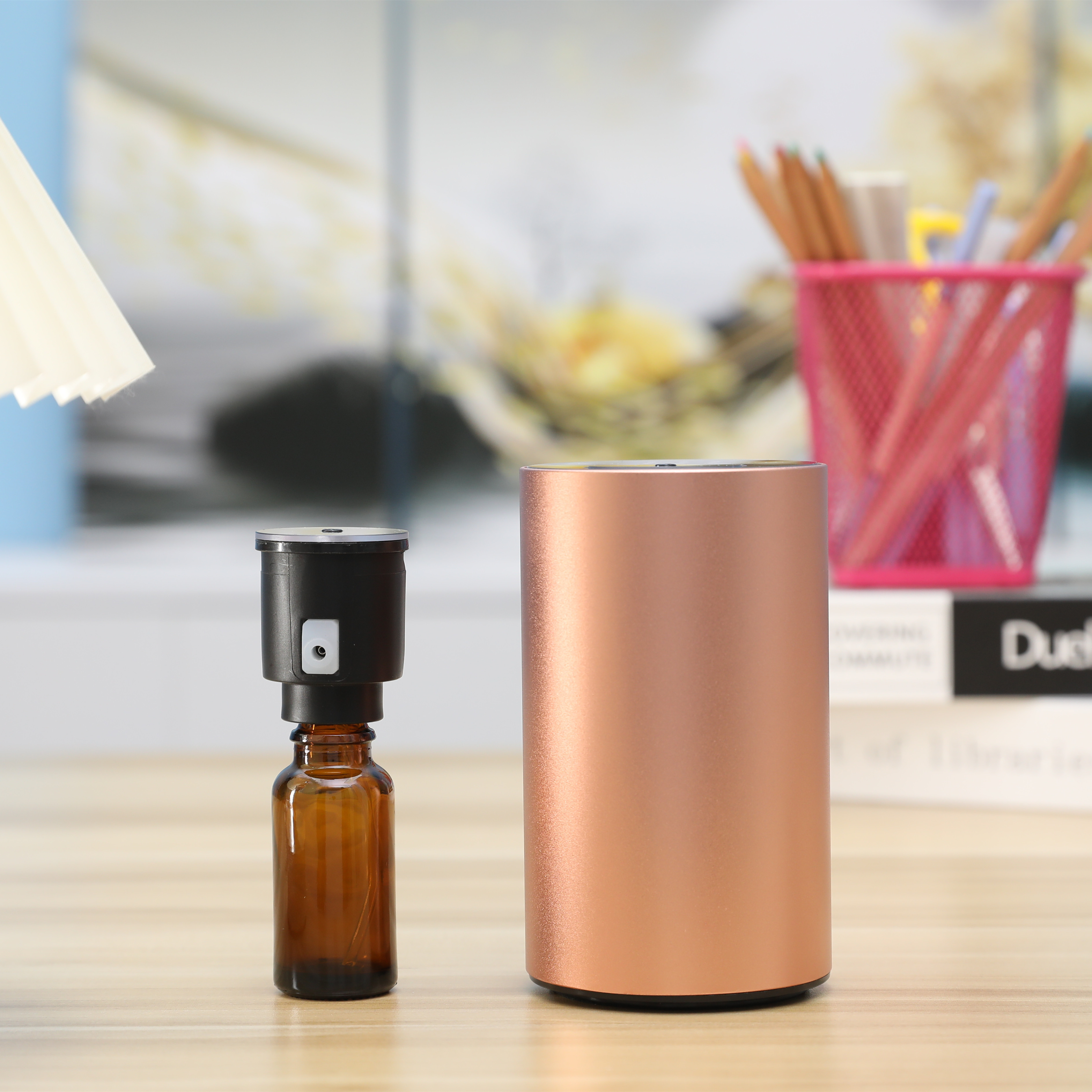 Mini Portable Charging Intelligent Home Aluminum Alloy Cool Mist Perfume Essential Oil Car Aroma Diffuser