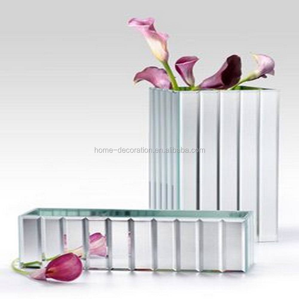 Wholesale glass mosaic mirror vase made in China