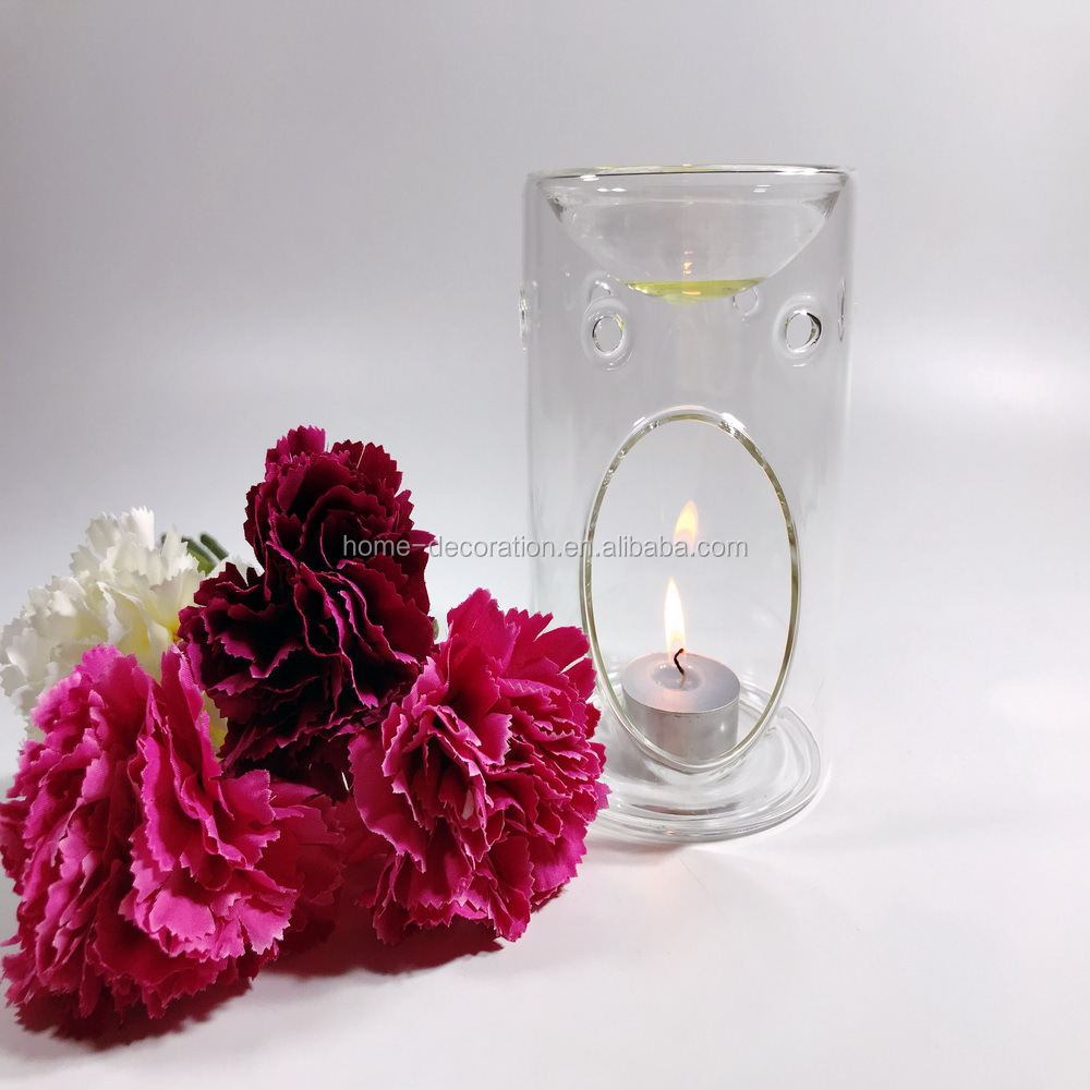 blown glass oil burner tart warmer tealight candle holder