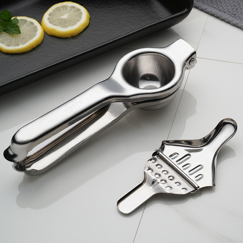 Wholesale Lemon Clip Manual Lemon Press Kitchen Gadget Orange Juice Press Fruit Press Clip Stainless Steel