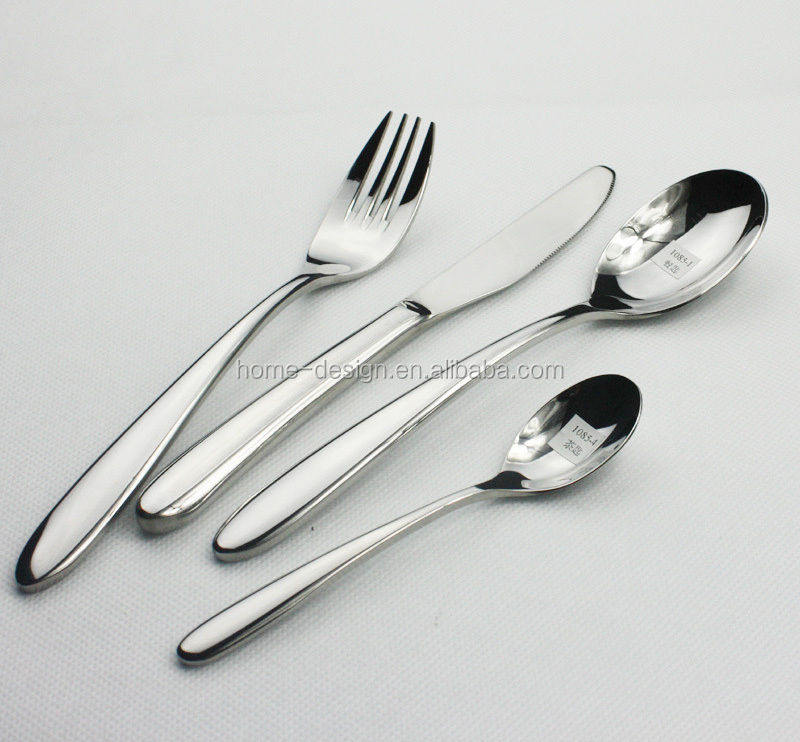 High quality gold black silver stainless steel forks and spoons Wedding party Hotel  Stainless steel cutlery  flatware sets