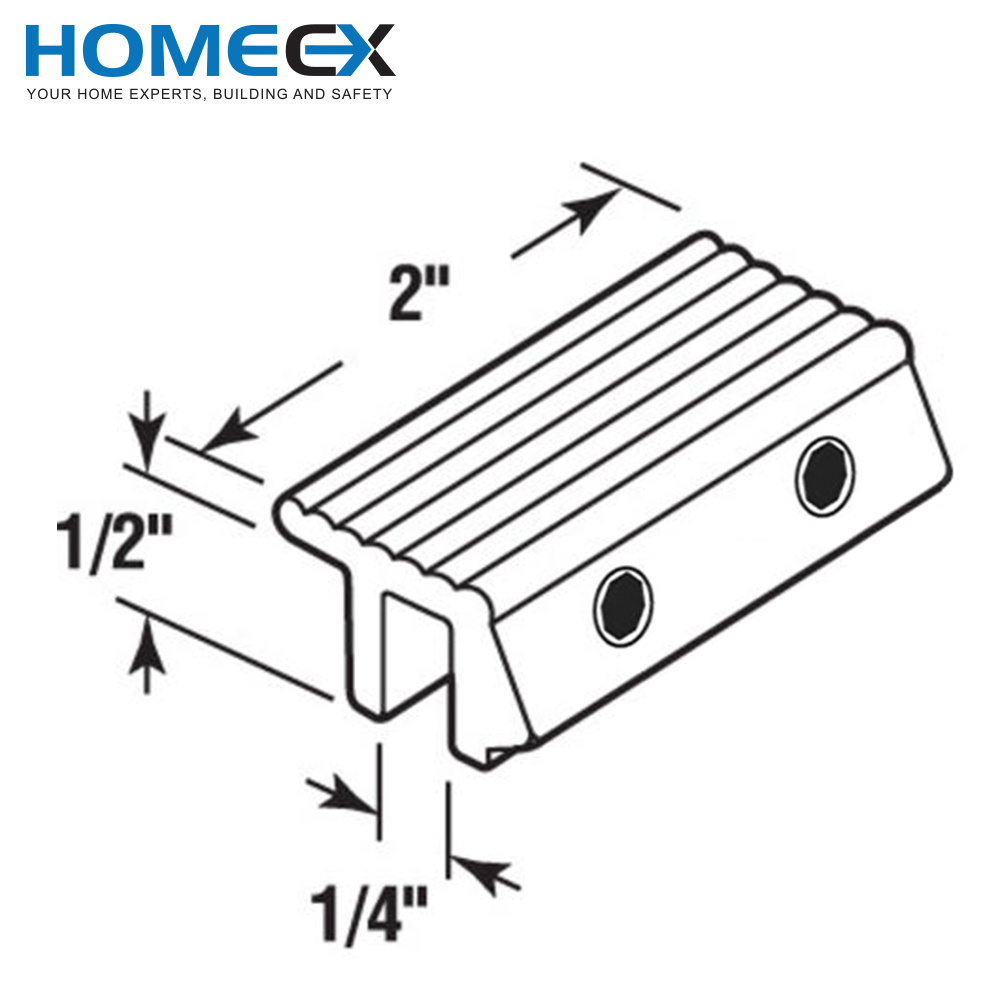 Low Price Sale Sliding Windos Lock Aluminum Sliding Patio Door with double hex security screw