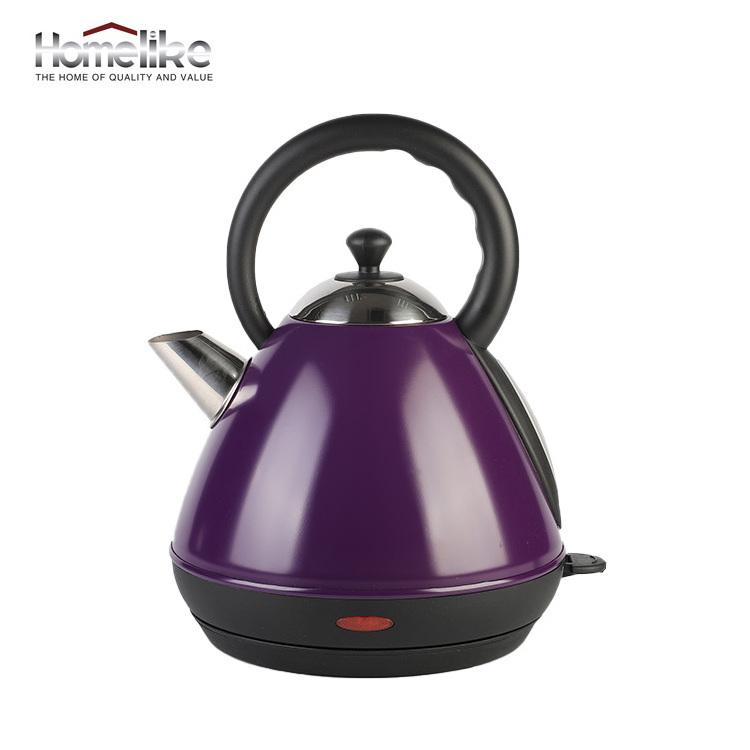 Full Automatic shut-off Stainless Steel Pyramid tea kettle with dry boil Protection