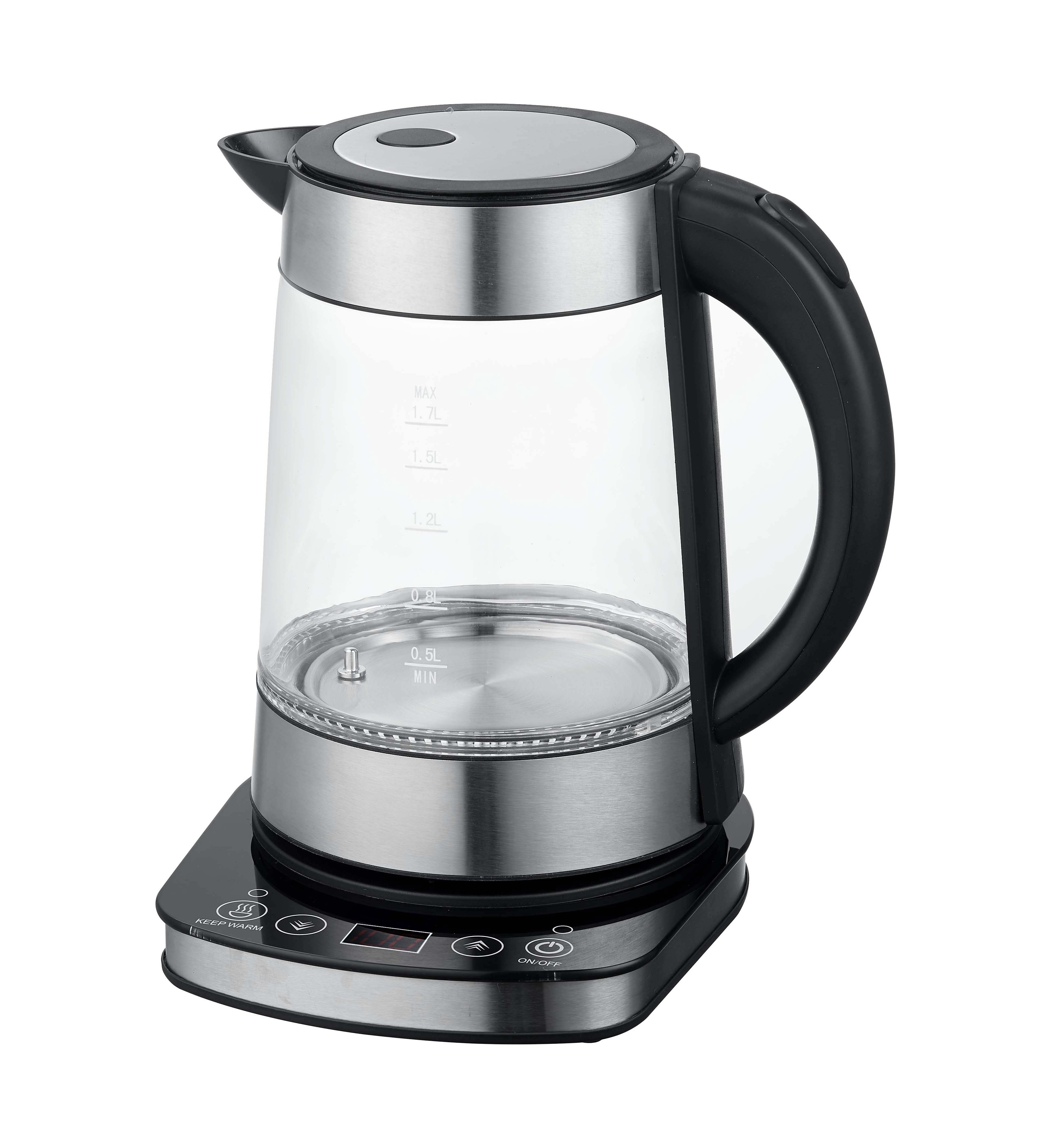 High Quality Touch Control Panel Glass Tea Kettle Digital Electric Kettle with tea and coffee Samovar Tea Maker