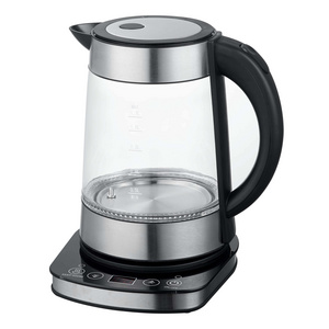 High Quality Touch Control Panel Glass Tea Kettle Digital Electric Kettle with tea and coffee Samovar Tea Maker