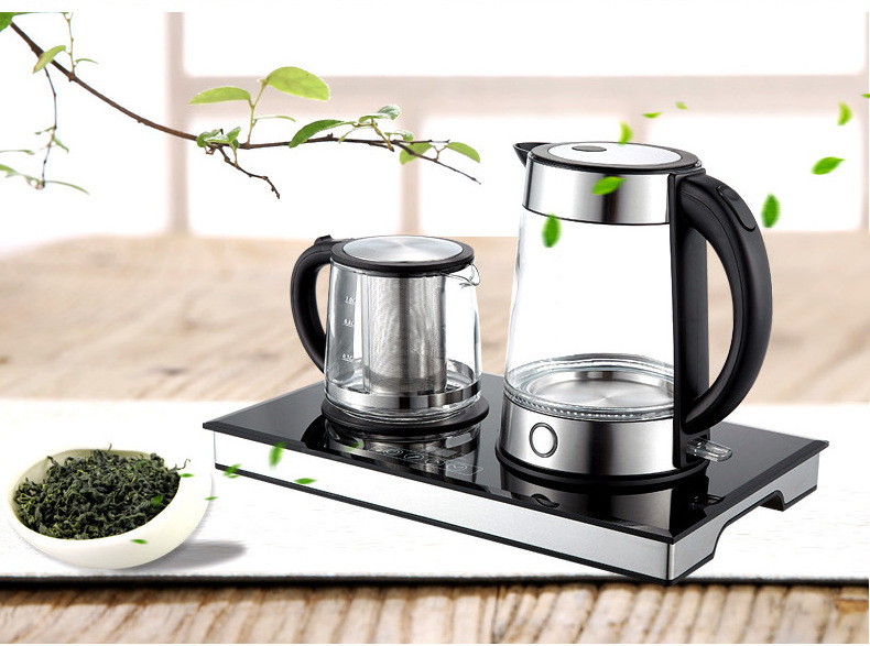 Electric Glass Tea Set  Tea Tray  Home Appliance CKD/SKD Tea Maker Machine